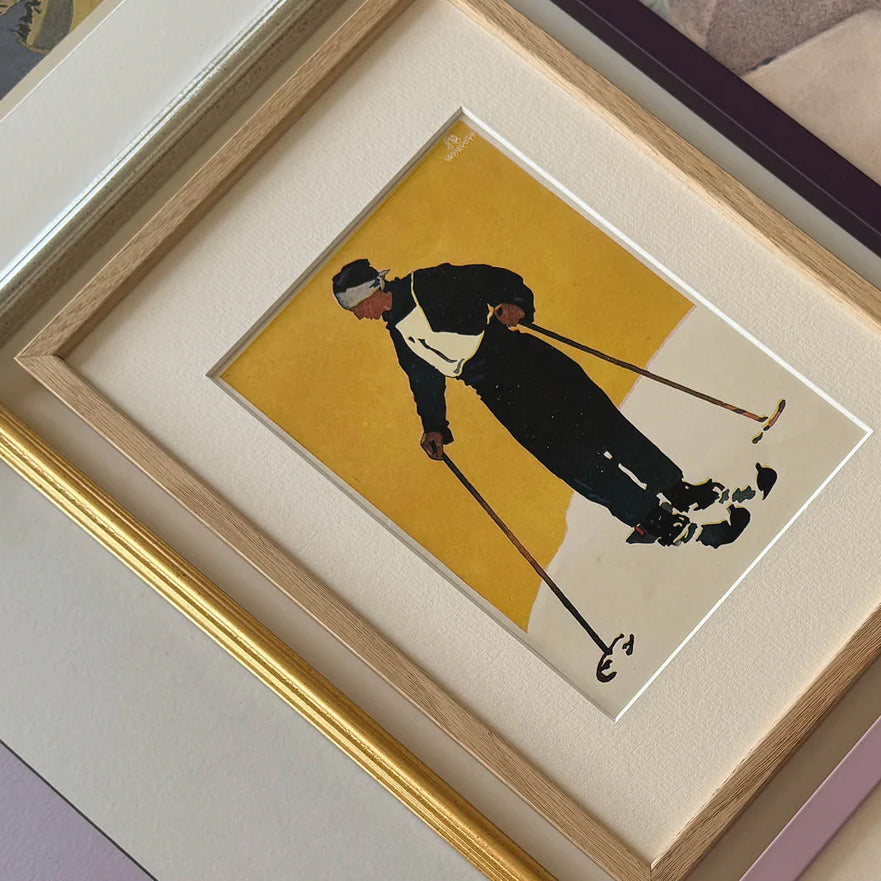 Massiv egetræsramme - Smal (12 mm)