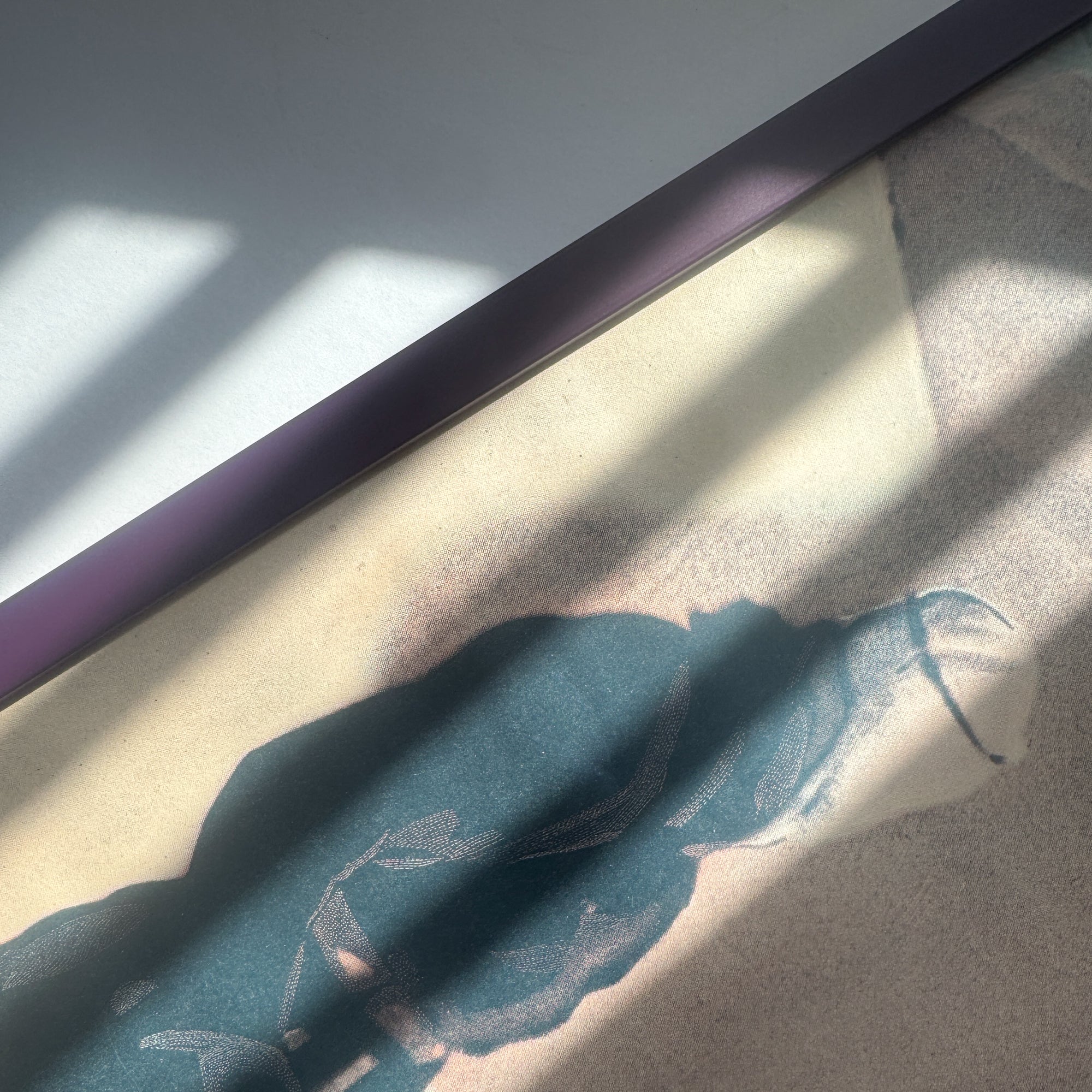 Lilla mat træramme – Smal (15 mm) – A3 (30x42 cm)