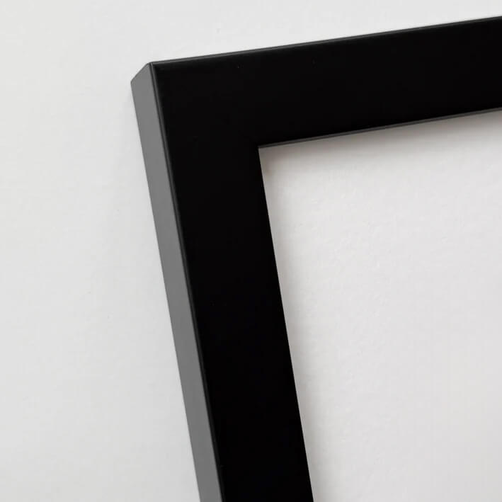 Sort træramme - Bred (20 mm) - 70x70 cm