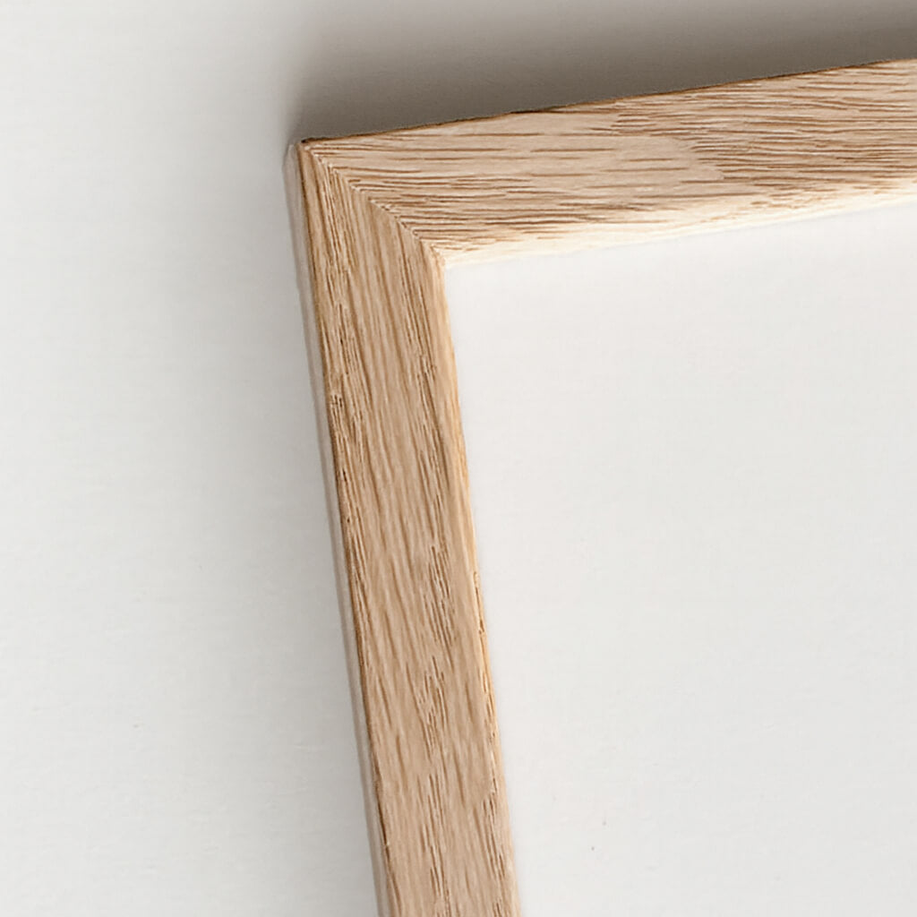 Massiv egetræsramme – Smal (12 mm) – 18x24 cm