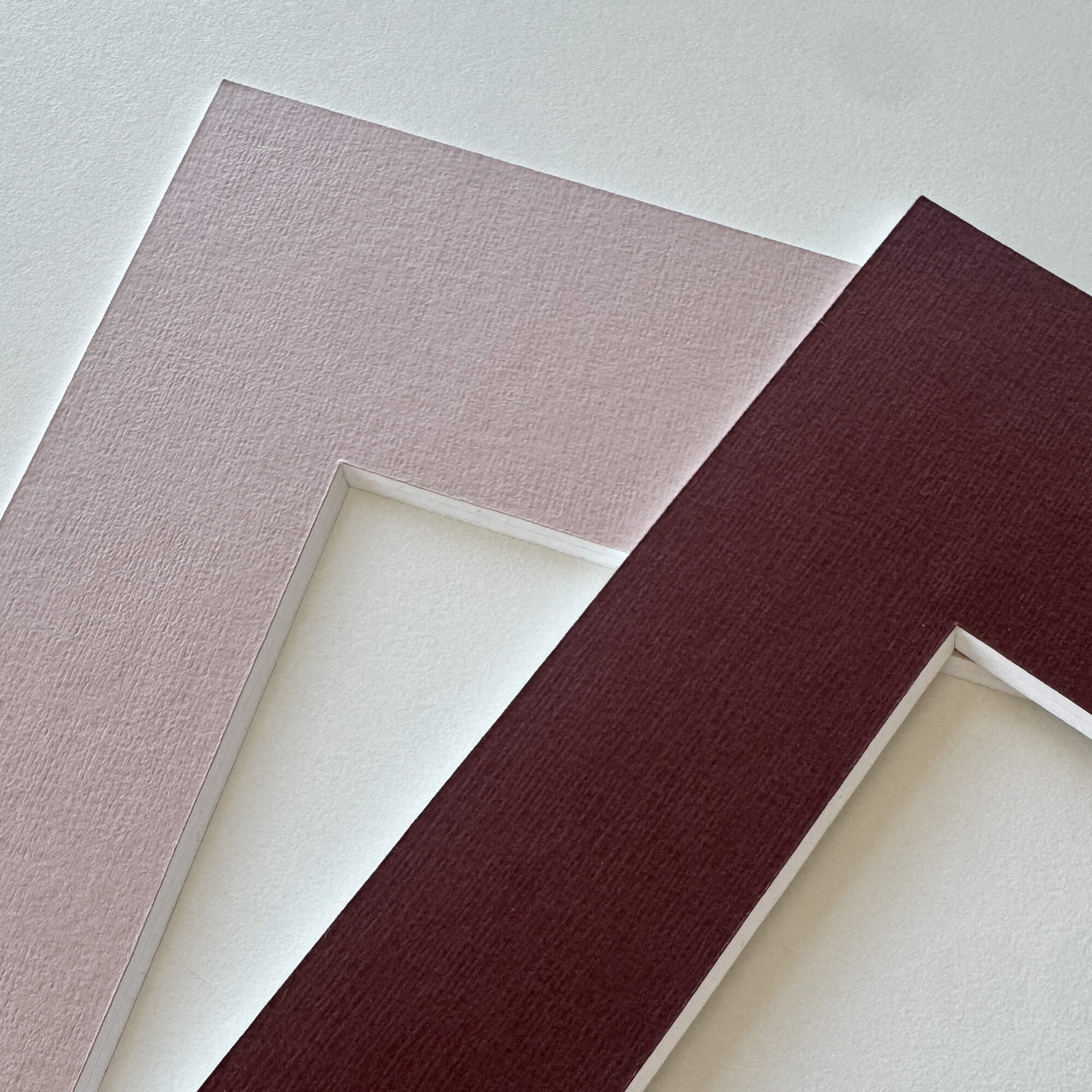 Gammelrosa passepartout