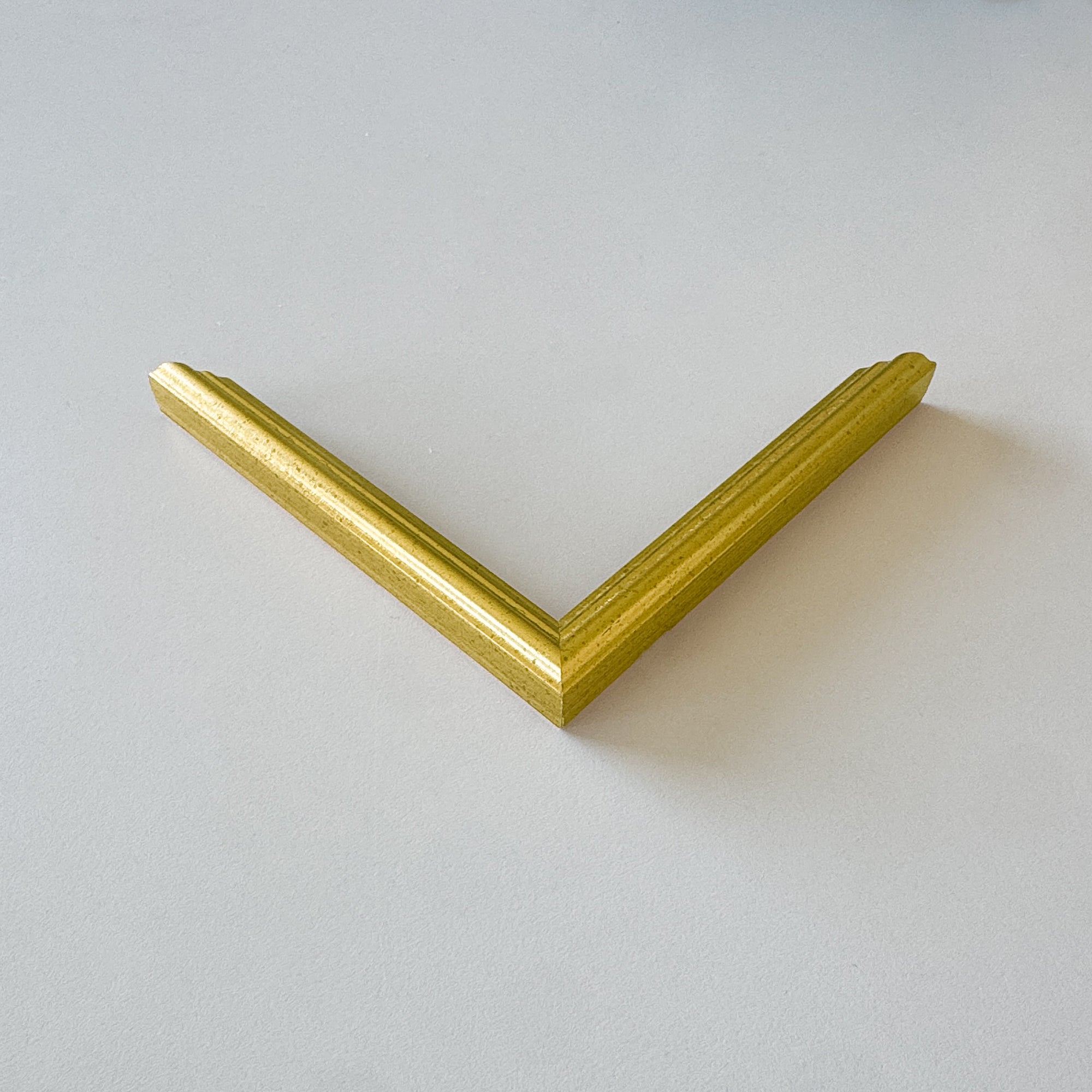 Hjørneprøve: Vintage guldramme - Smal (15 mm)