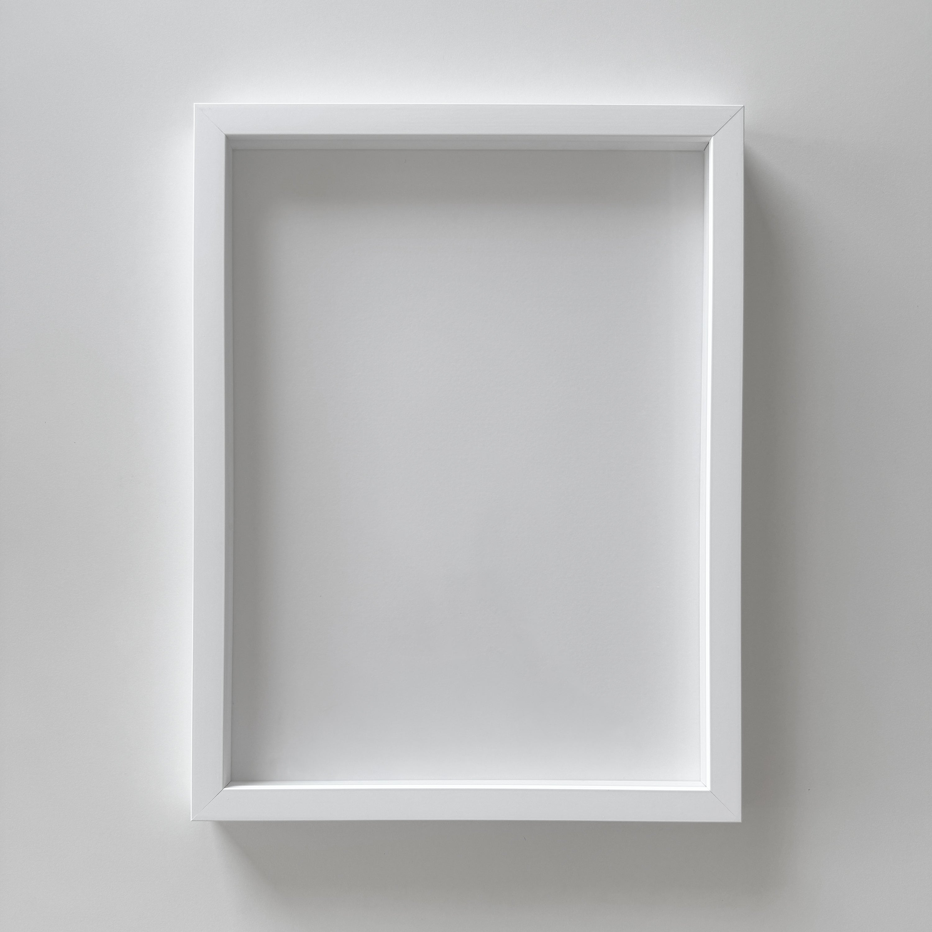 Hvid boxramme - Bred (20 mm)