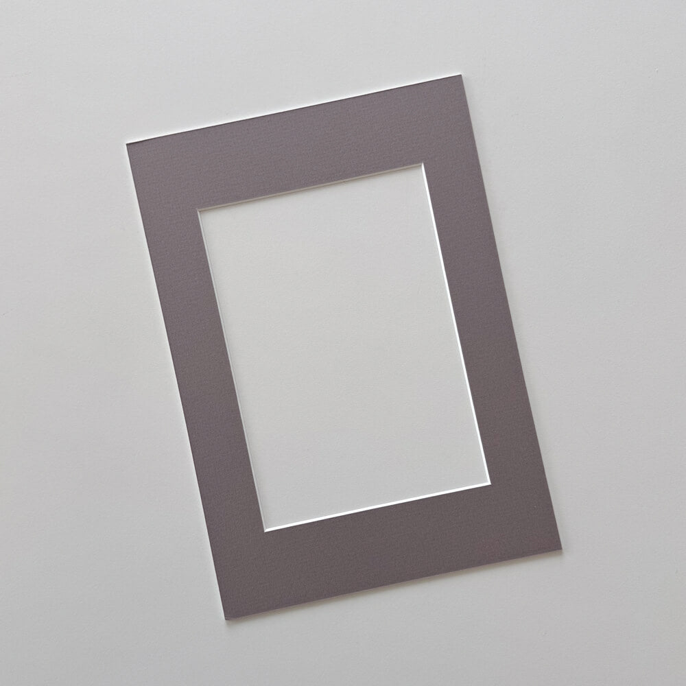 Støvet mauve passepartout