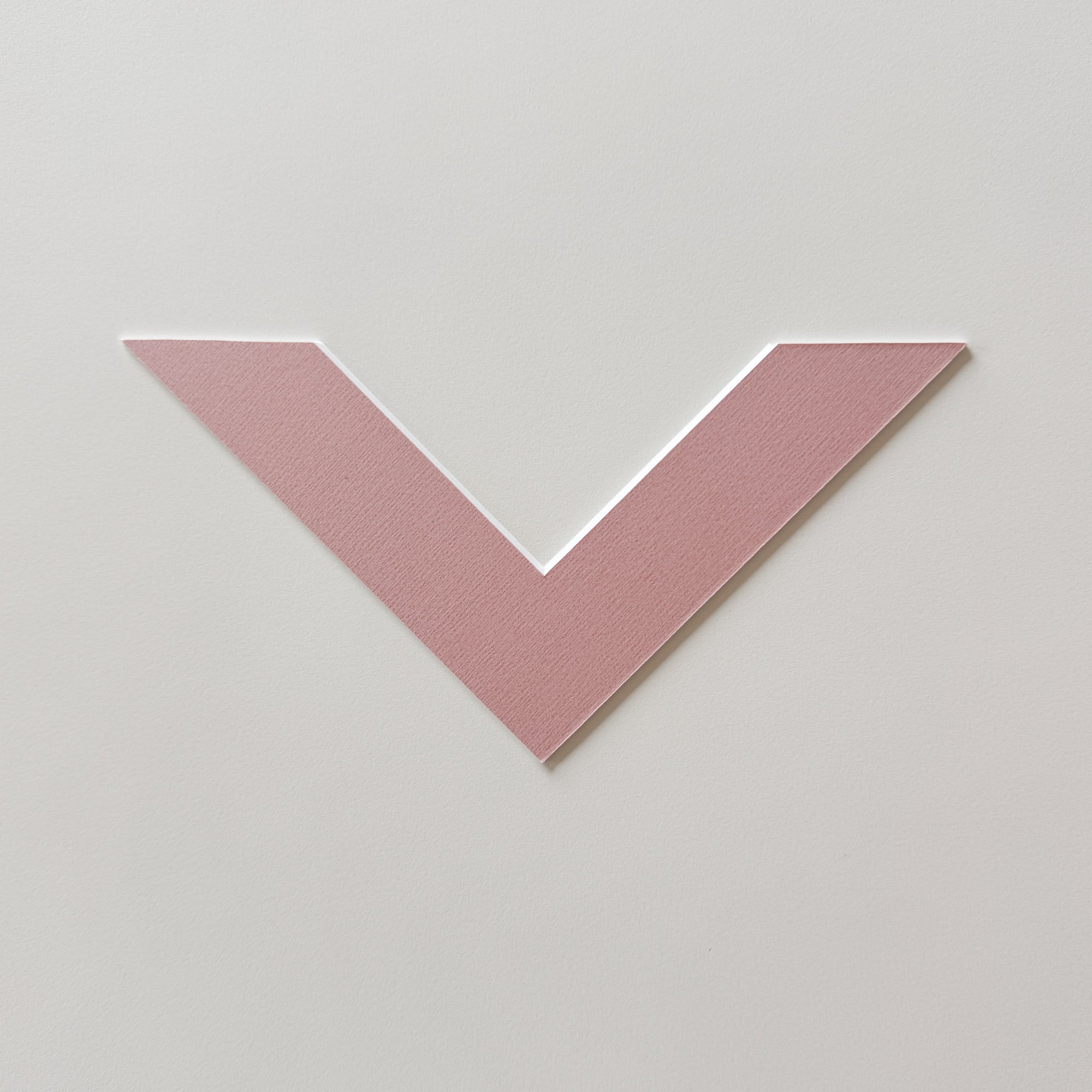 Prøve: Varm rosa passepartout