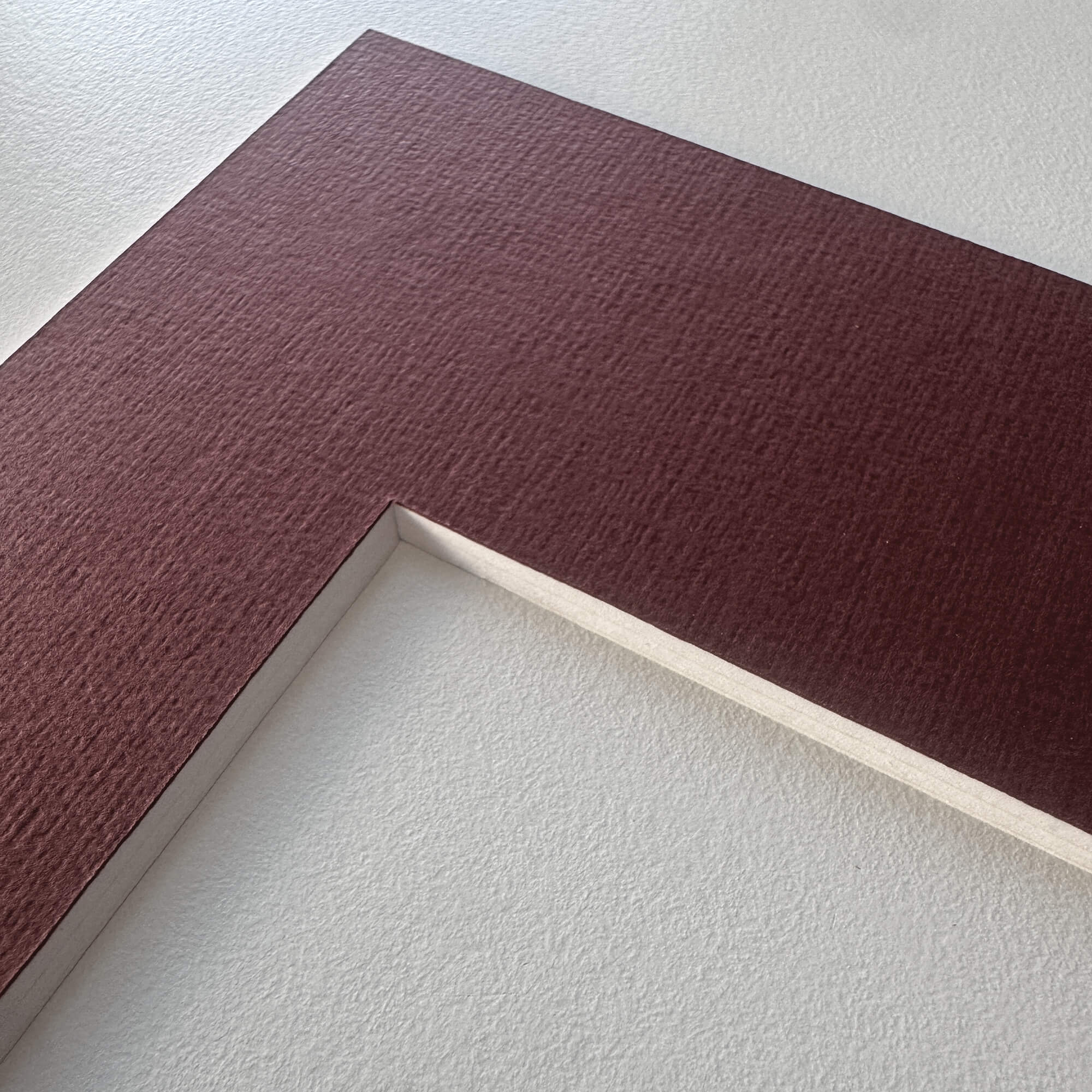 Rødbrun passepartout