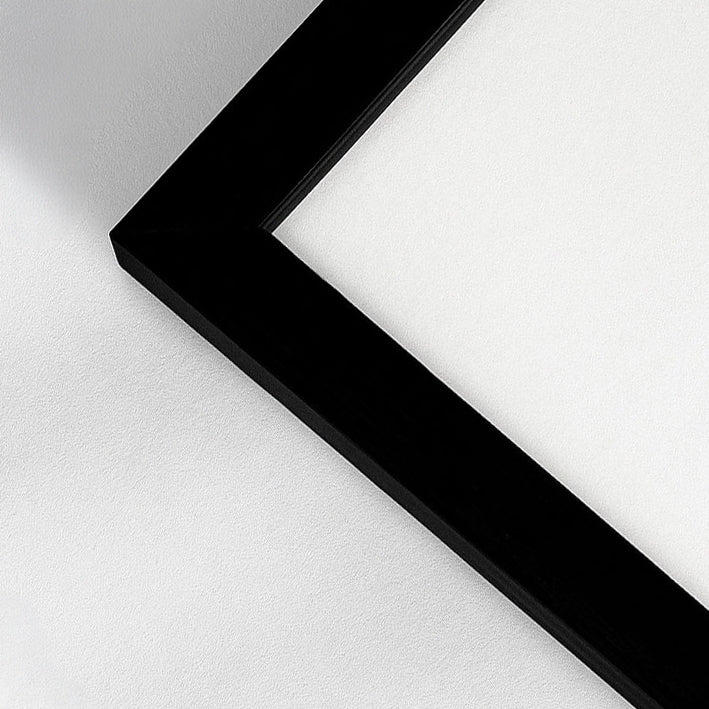 Sort træramme - Smal (10 mm) - Specialmål