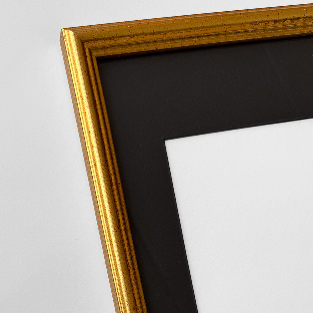 Vintage guldramme - Smal (15 mm) - 30x40 cm