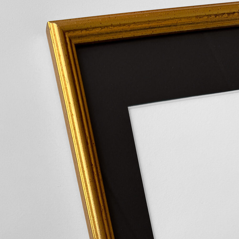 Vintage guldramme - Smal (15 mm) - 30x40 cm