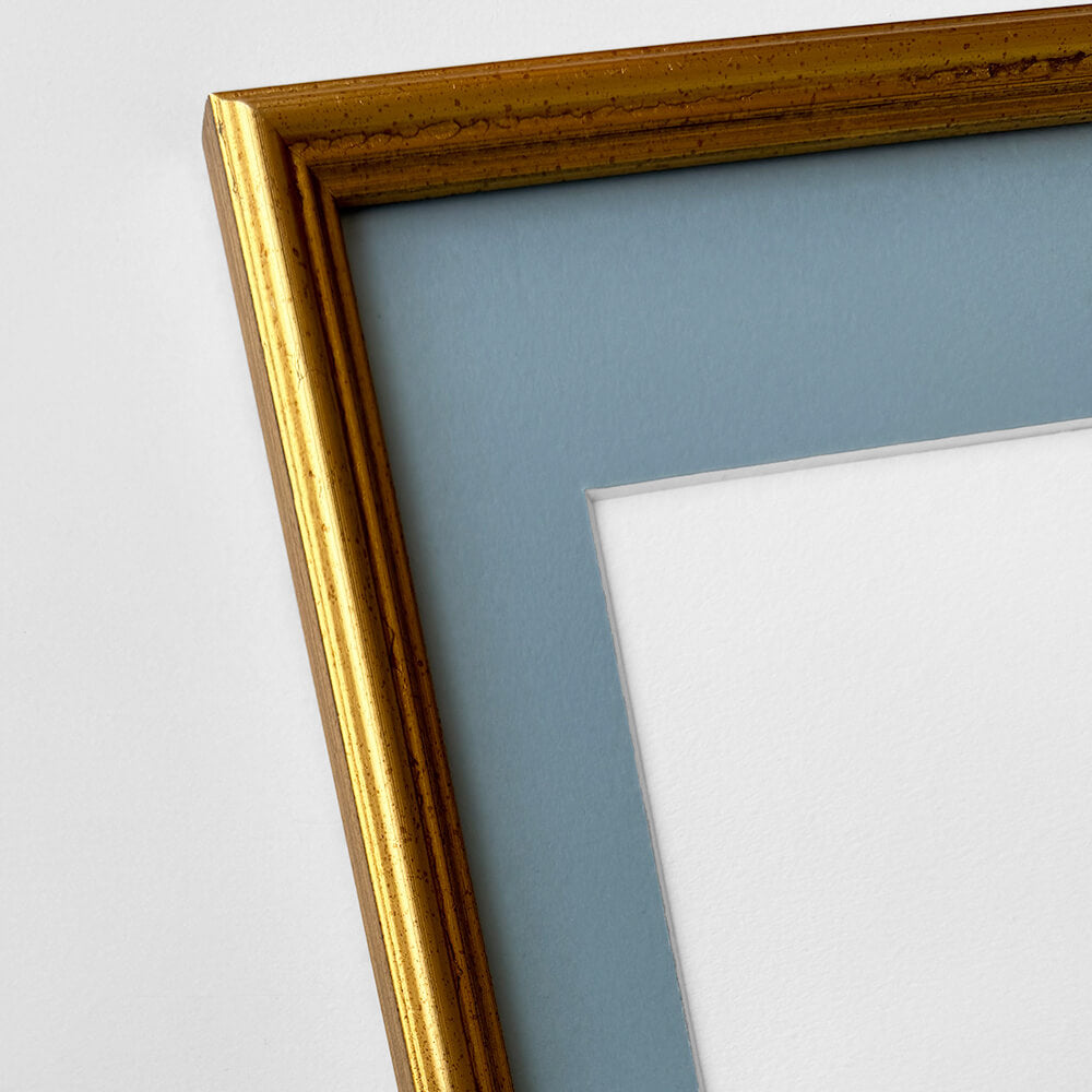 Vintage guldramme - Smal (15 mm) - 30x40 cm