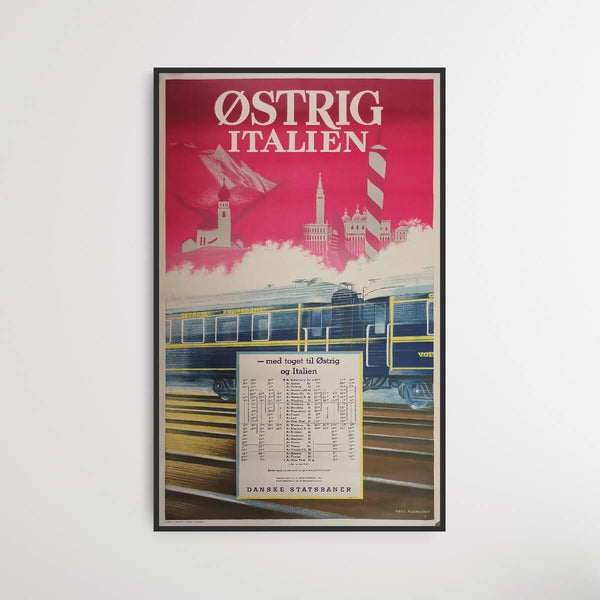 Danske Originale vintage litografier PlakatKunst